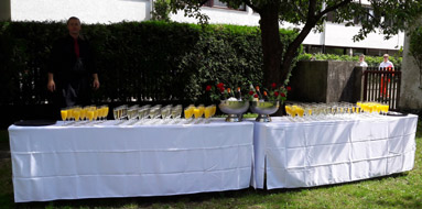 Hochzeit-Proseccoempfang mit Getränkemarkt Markus Becker